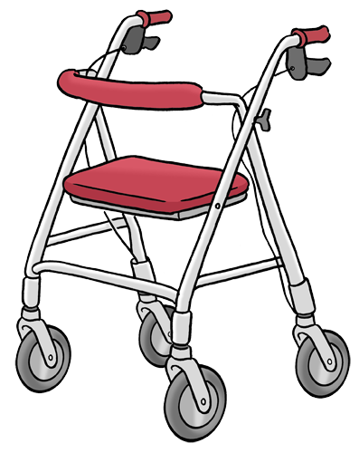 Abbildung Rollator